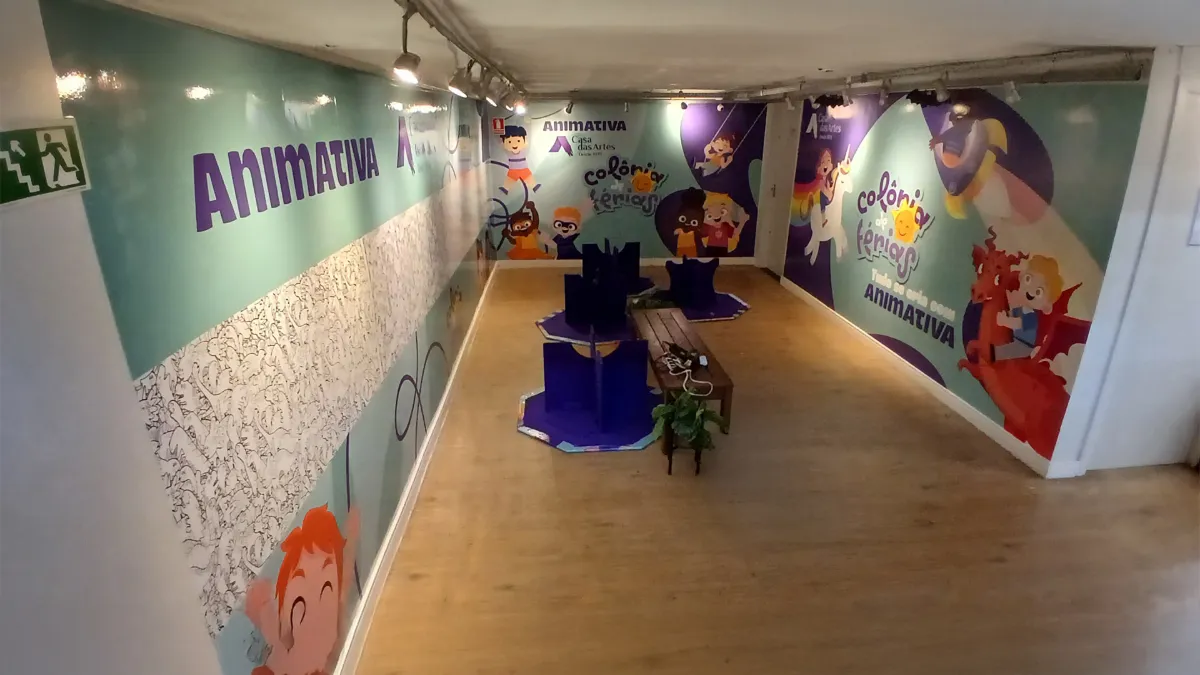 Adesivo de ambientação · Casa das Artes