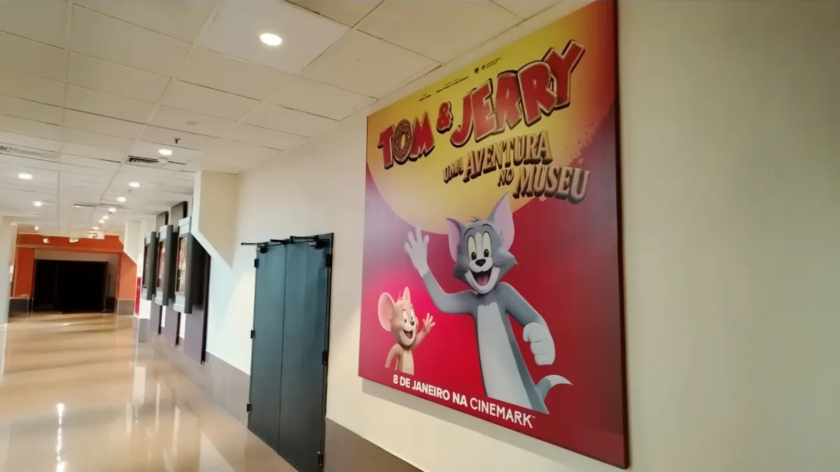 Adesivo do filme Tom & Jerry · Cinemark