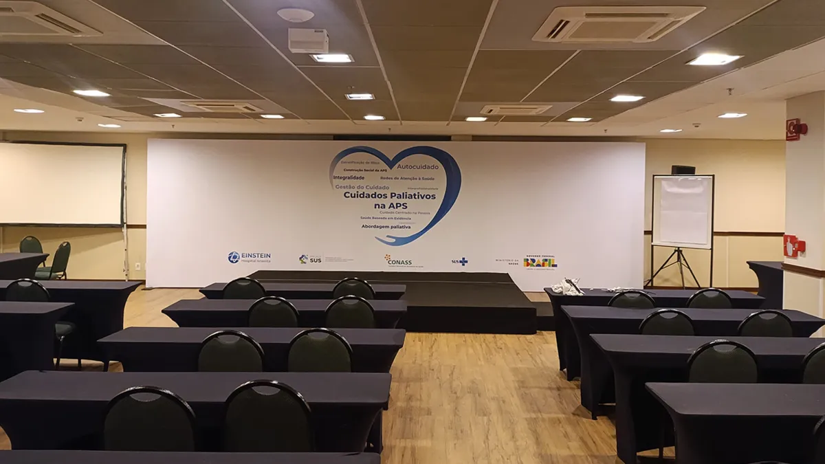 Backdrop · Evento Cuidado Paliativo na APS