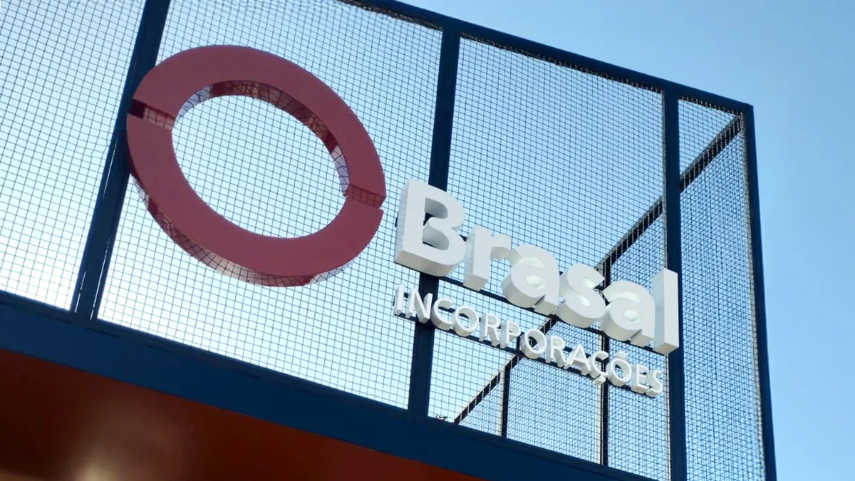 Logotipo em letra caixa com LED · Brasal Incorporações